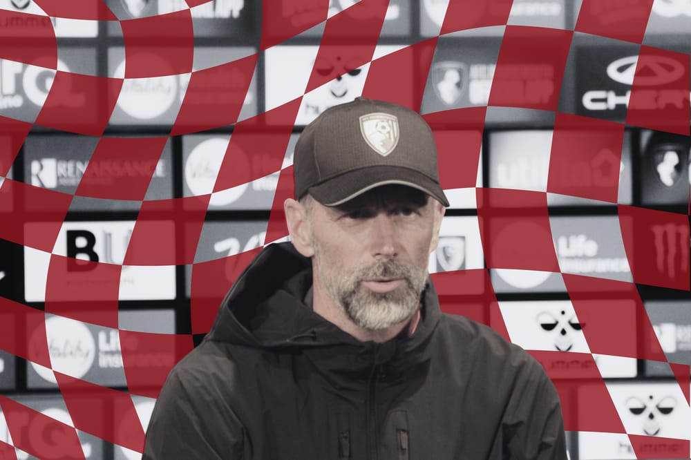 A graphic showcasing AFC Bournemouth boss Marco Rose